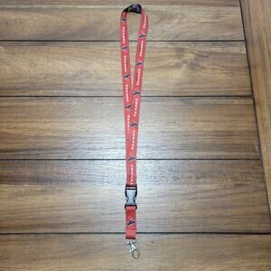 Houston Texans Red & Blue Reversible Lanyard w/ Detachable Clip